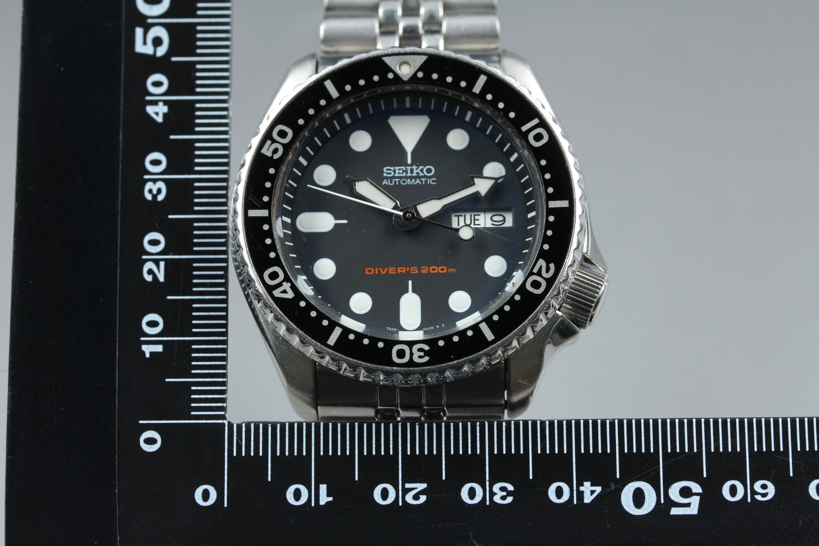 [Near MINT] Seiko SKX007 Black Boy 7S26-0020 Diver’s Automatic Watch From JAPAN
