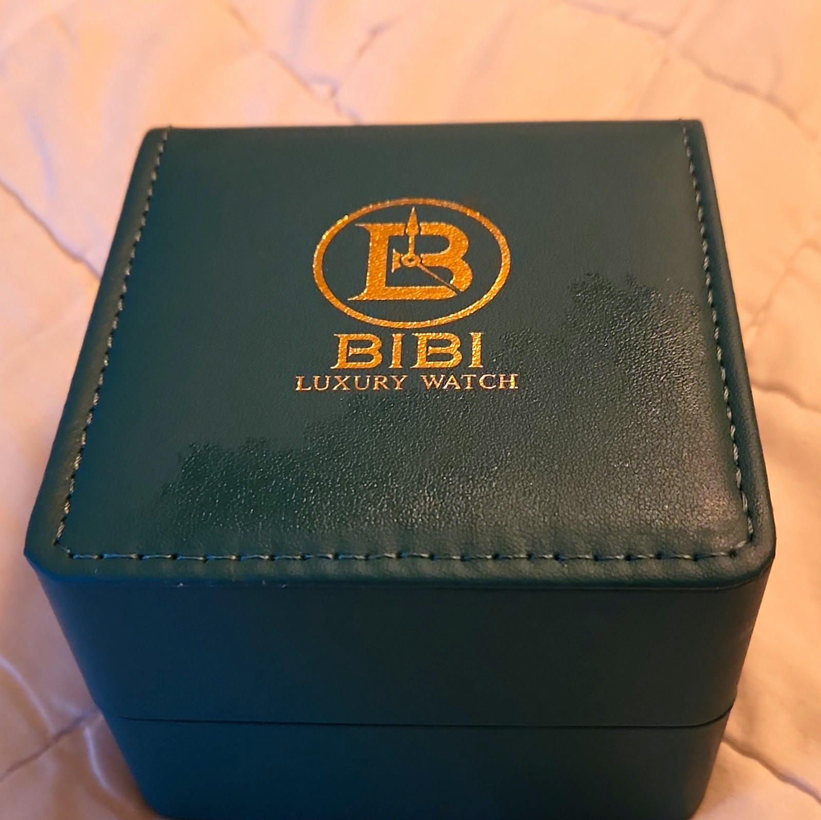 BIBI Luxury Automatic Skeleton Black Dial Gold Tone 44mm Watch Box/Manual