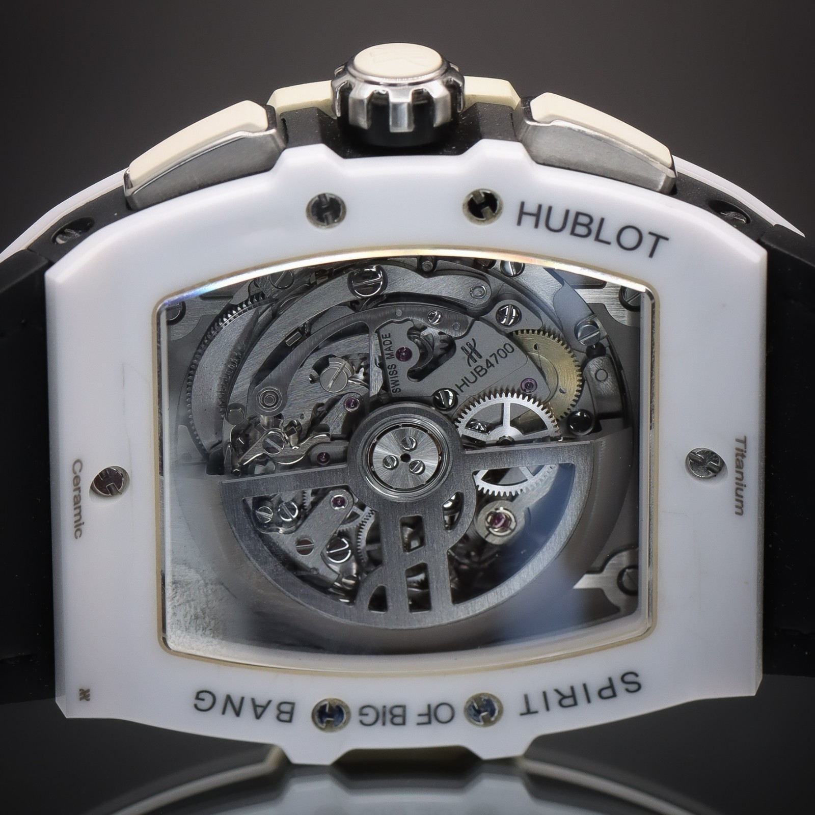 HUBLOT Spirit of Big Bang White Ceramic 42mm Skeleton Dial Ref 641.HX.0173.LR FS