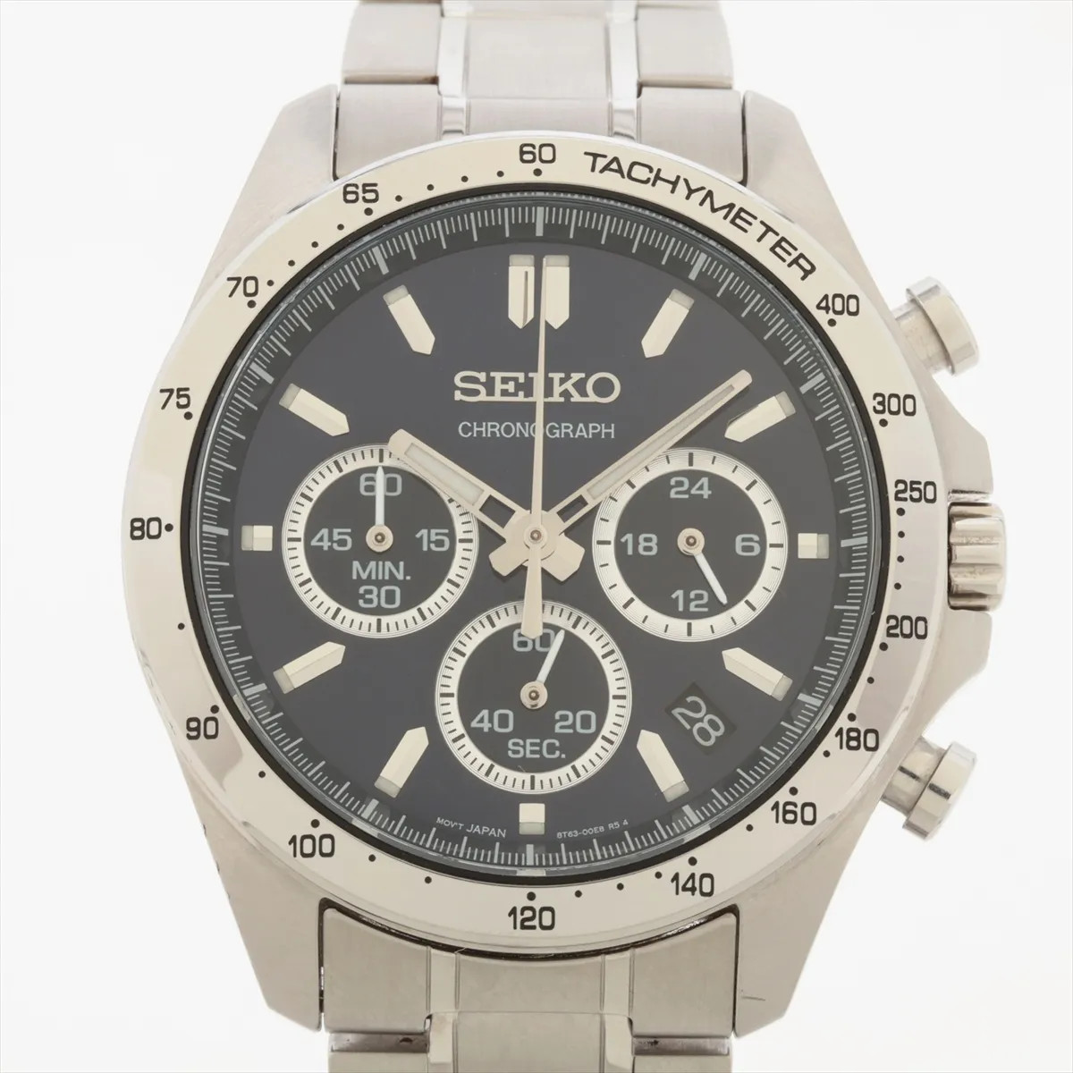 Seiko Spirit SBTR011 SS SS QZ blue dial 2 Extra Links