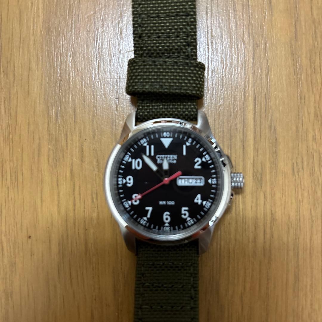 Purchased this month CITIZEN Eco Drive Military Wristwatch