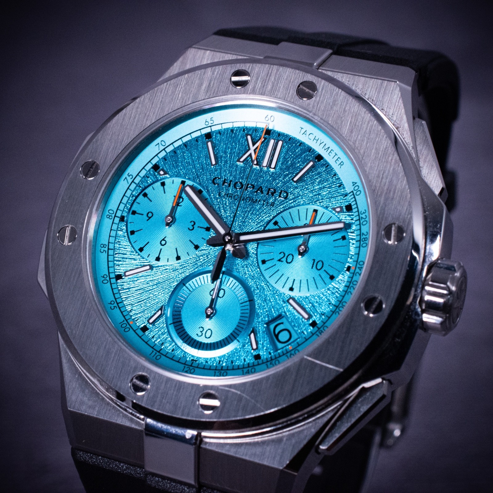 Chopard Alpine Eagle XL Chrono 44mm Maritime Blue Dial, Ref. 298609-3006 w/ B&P