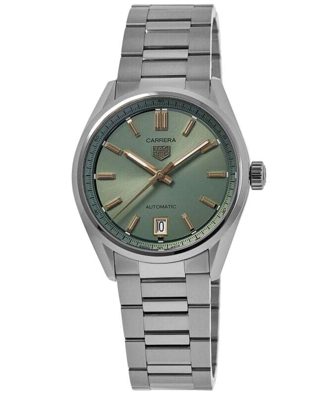 New Tag Heuer Carrera Automatic Green Dial Steel Women’s Watch WBN2312.BA0001