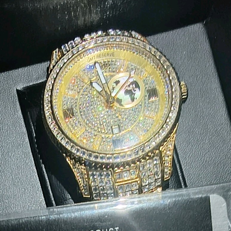 JBW Jet Setter & Reserve Jet Setter GMT Chandelier Diamond Men’s Watches