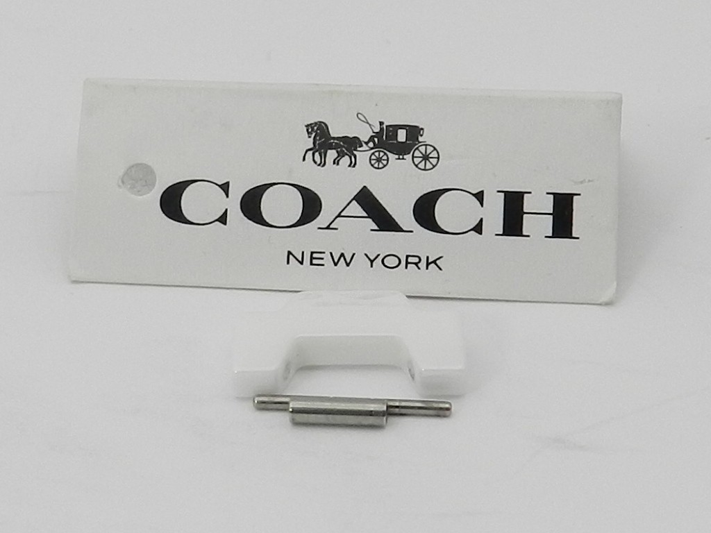 COACH White Ceramic Link Replacement 16mm