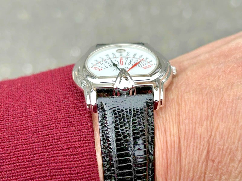 Jean d’Eve Sectora Automatic 655451BESAA Retrograde Silver Dial Swiss Watch Card