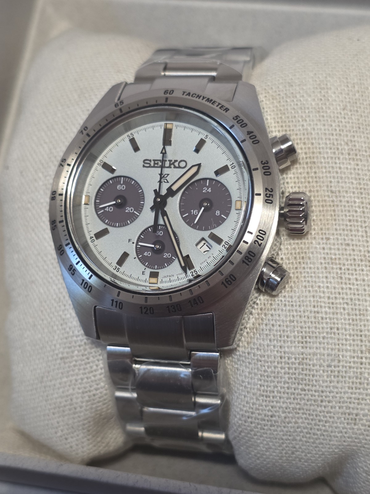 NEW RELEASE Seiko Prospex Speedtimer Light Green Dial Men’s Watch SSC965