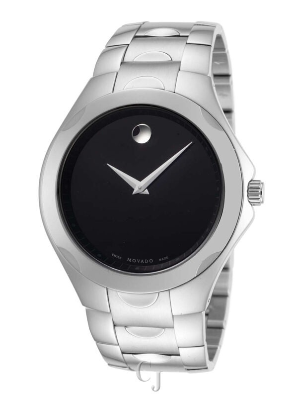 MOVADO LUNO BLACK DIAL MEN’S WATCH 0606378