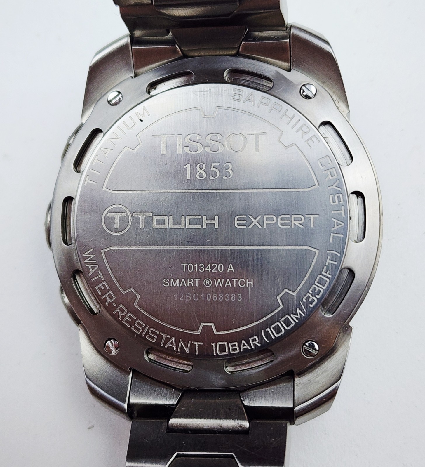 Men SWISS TITANIUM TOUCH SCREEN Watch TISSOT “Expert” T013420A. Compass. Alarm*