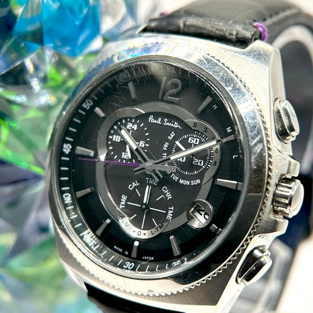 Paul Smith E610-S074193 Solar Chronograph Date 1.67in