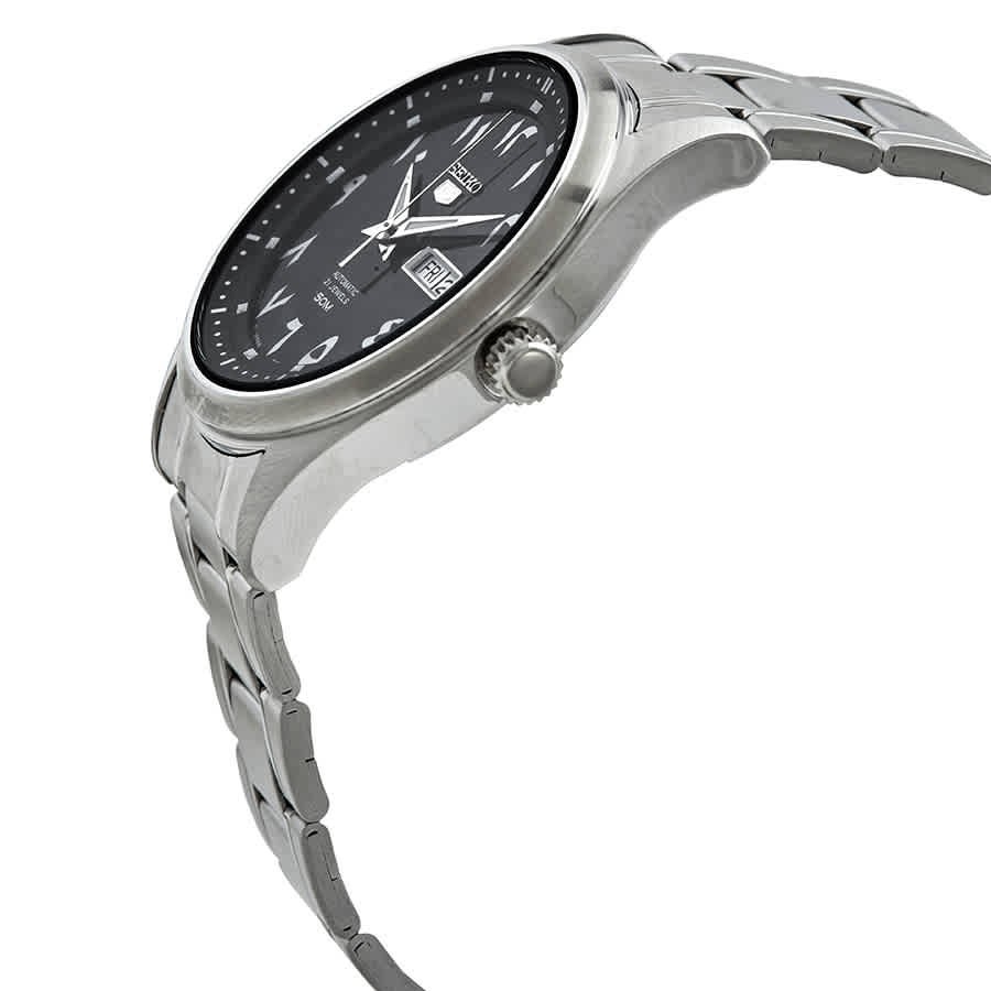 Seiko 5 Automatic Black Arabic Dial Men’s Watch SNKP21J1