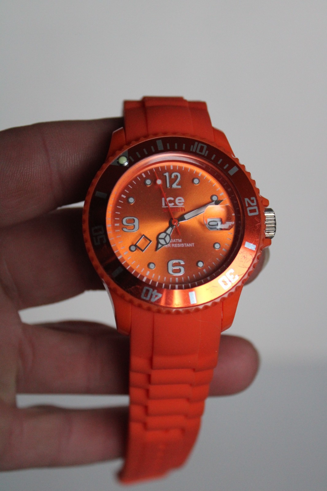 Ice-Watch Unisex Adults Orange Silicone Watch, SI.OE.U.S.09 (NEW)