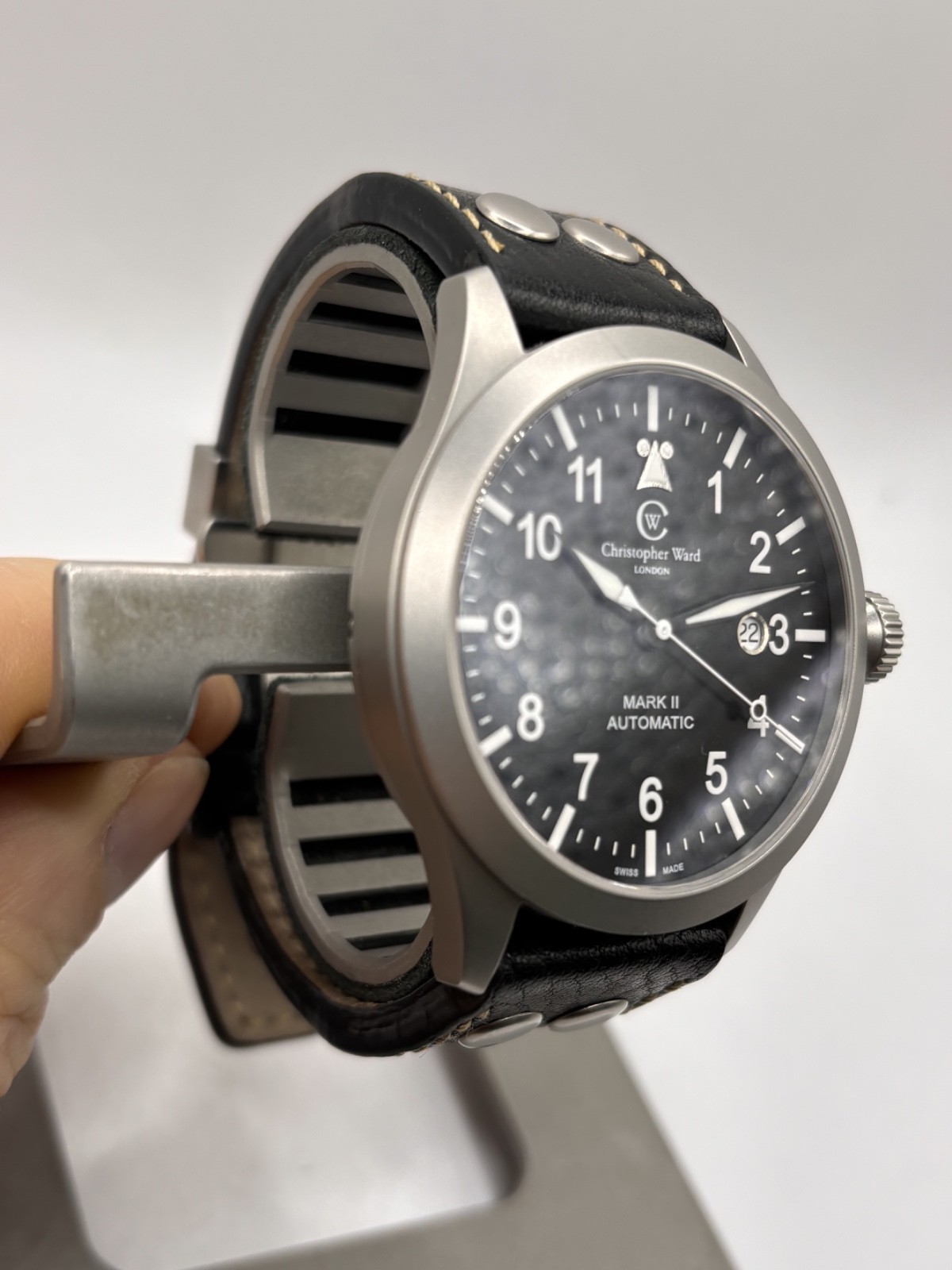 Christopher Ward C8 Pilot Mk2 44mm Aviation watch (06/2011) WH1522