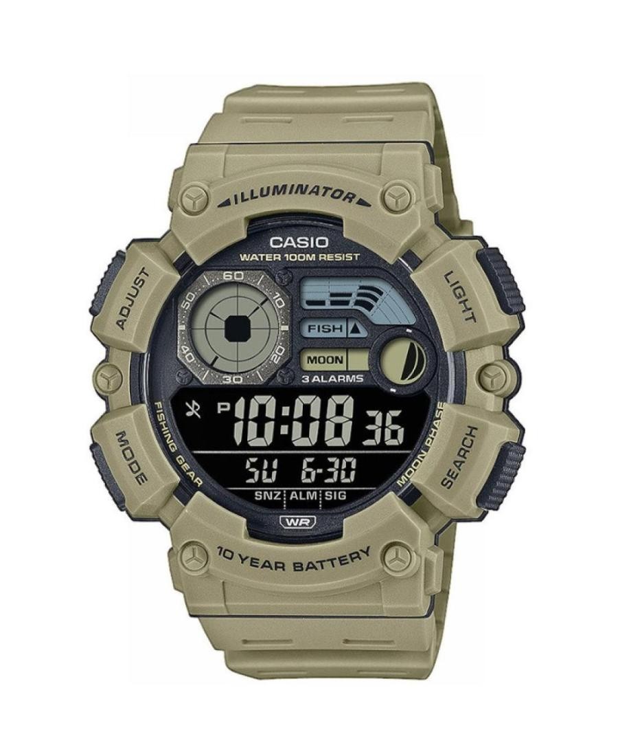 CASIO Men Digital Quartz Casual Watch Classic Dress Black Dial Waterproof Round