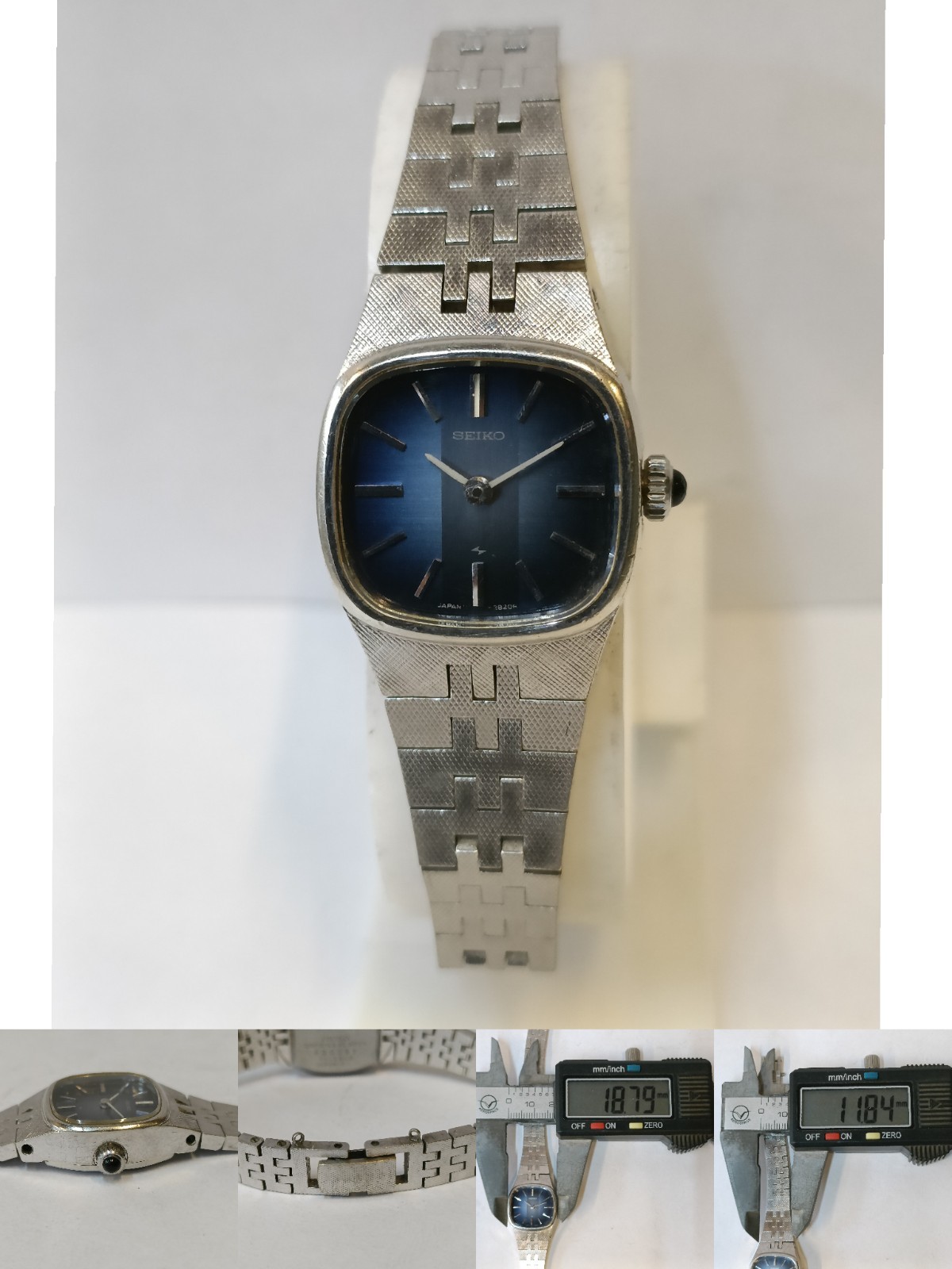 SEIKO WINDING BLUE DIAL 11-3940 JAPAN WOMEN’S WORKING CONDITION