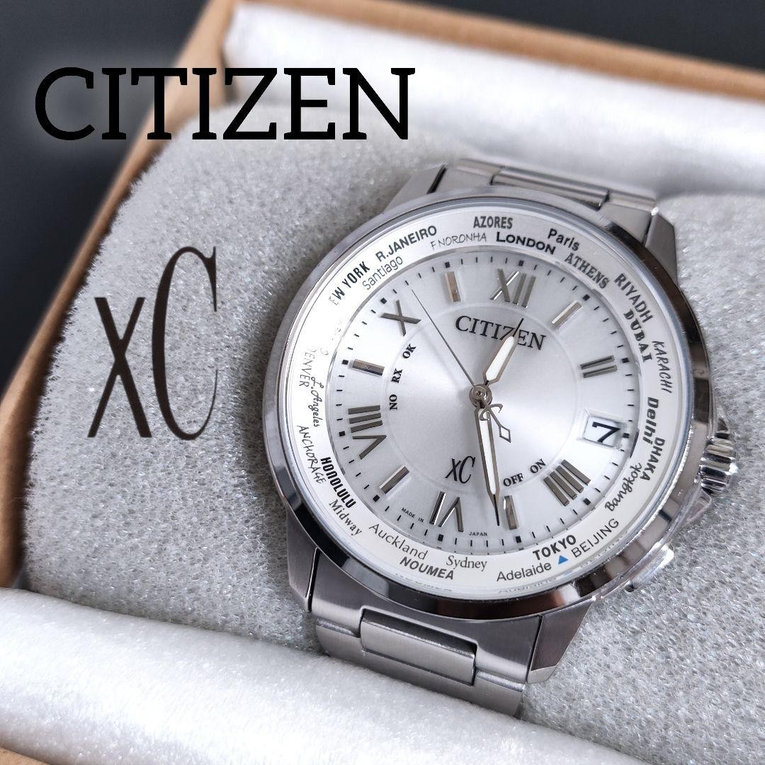 Citizen xC CB1020-54A Eco-Drive Radio Solar Watch Used