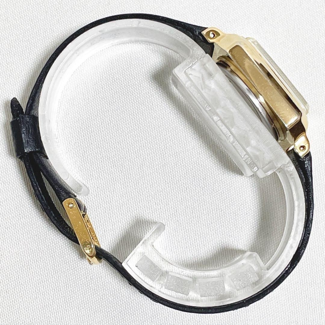 Excellent condition, fully functional CITIZEN Q&Q 6-P00921 Square Gold Hand-