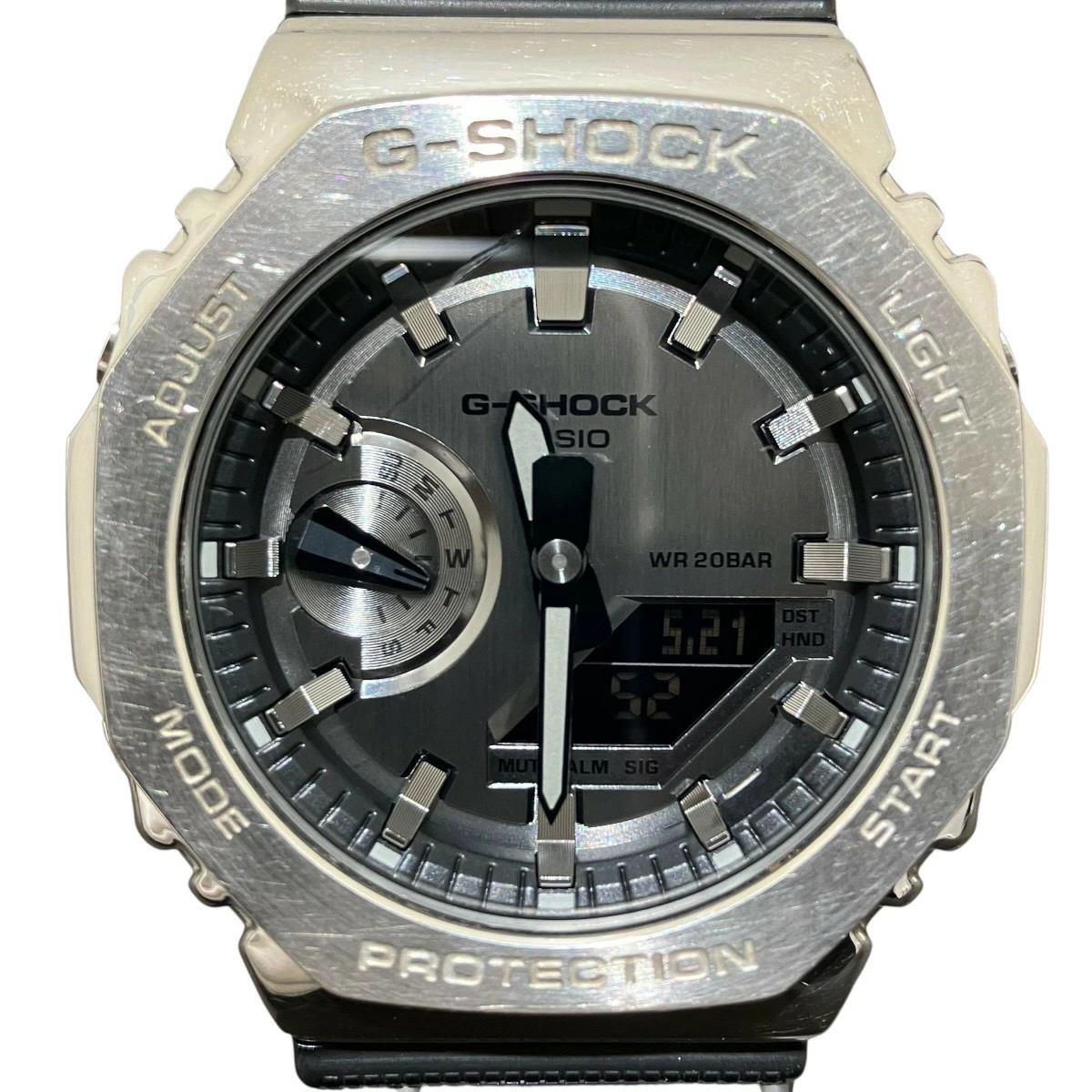 Casio G-Shock GM-2100 Quartz Resin Watch 72g Mid Condition Analog-Digital