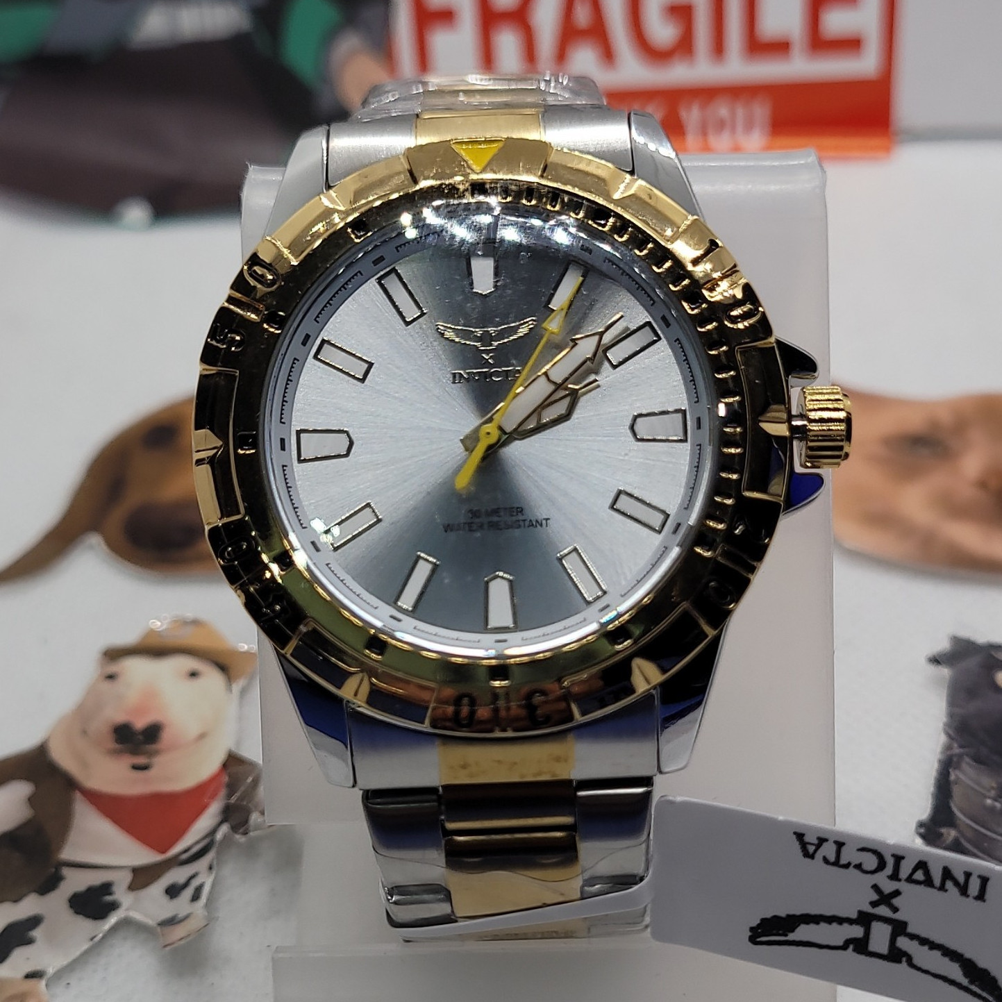 509 Invicta Specialty Gold And Silver Grey Dial 42mm
