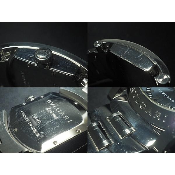BVLGARI AA44C14SSD Automatic Date Silver Dial 44mm x 34mm Men’s Stainless Steel