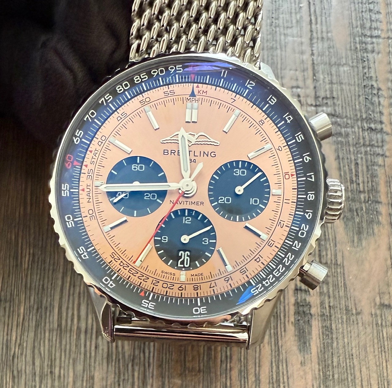 Breitling Navitimer B01 Chronograph 43, Warranty, Full set