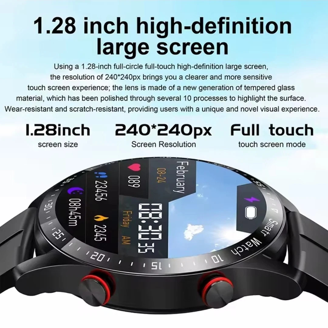 Men’s GT Automatic Bluetooth ECG AMOLED Health Sport Smart Watch