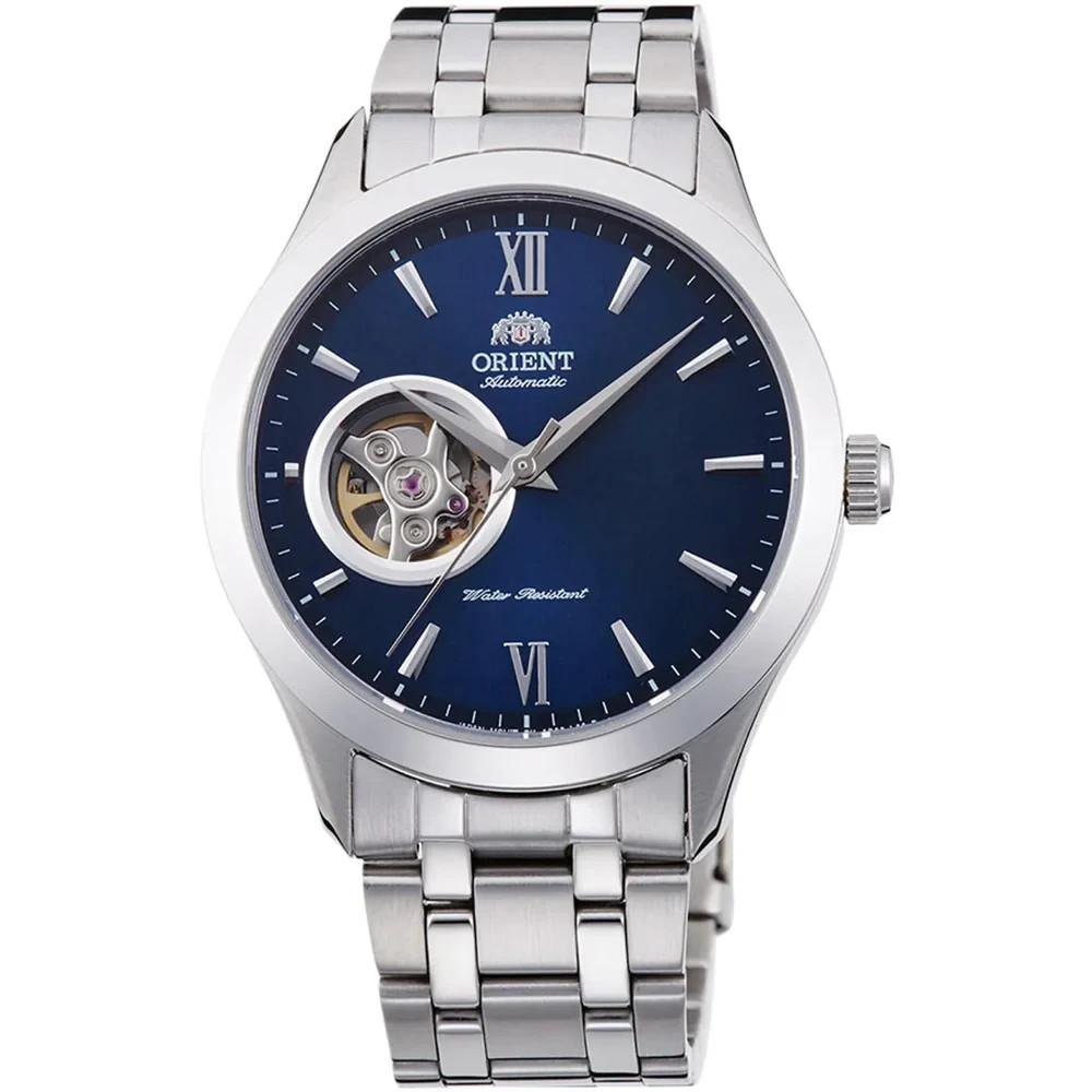 Orient Contemporary Men’s Automatic Watch TAG03001D0 Open Heart Blue Dial 50M