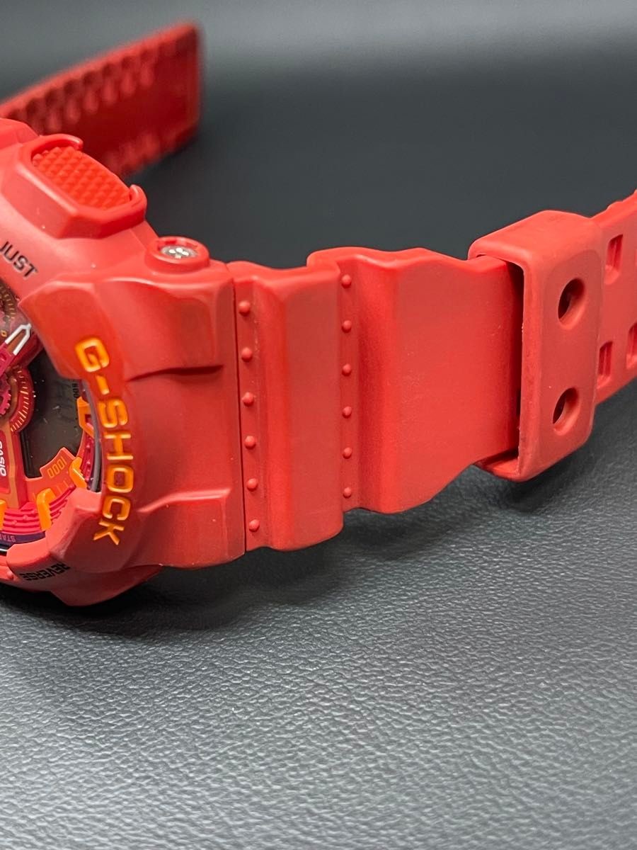 CASIO G SHOCK GA 110AC 4AJF Blue Red Series Red CASIO Ana Digi Red Quartz