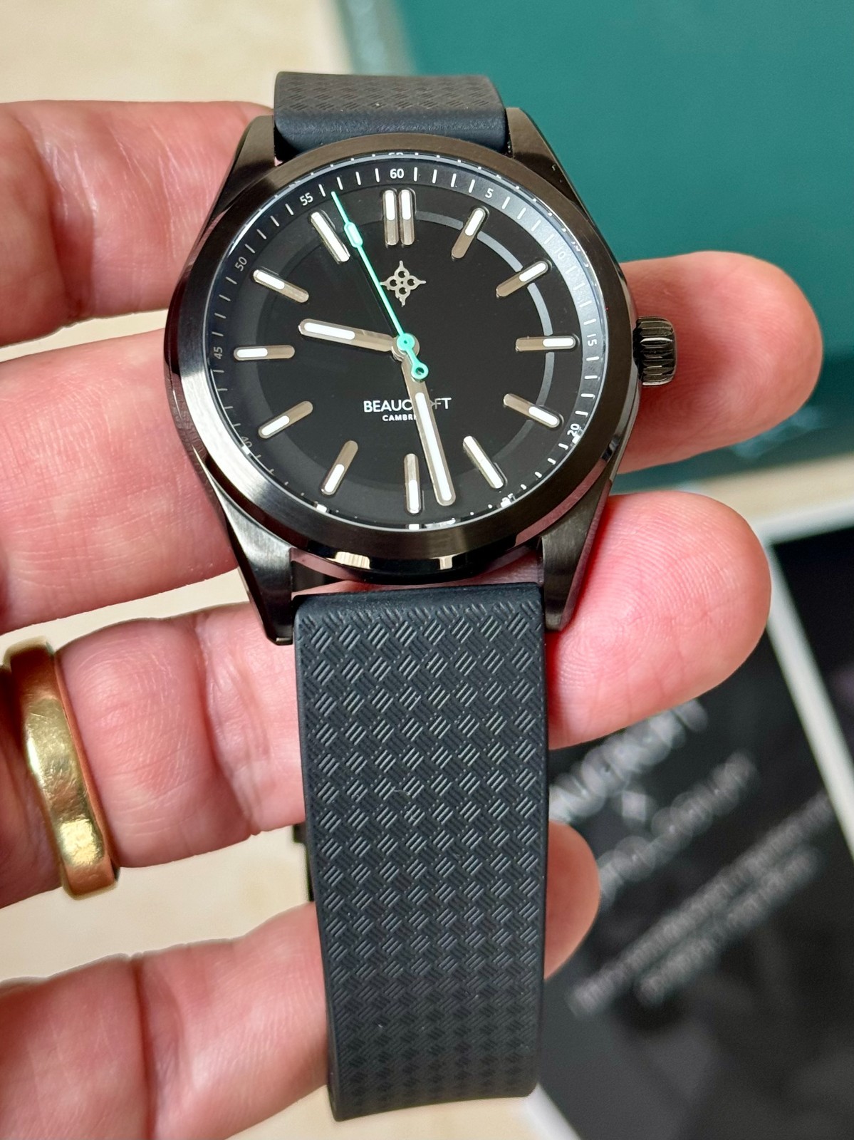 Beaucroft – Element – Rebel Black – With new unused strap