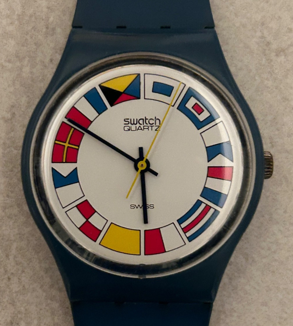 Swatch – 12 Flags – GS101 – Gent – 1984