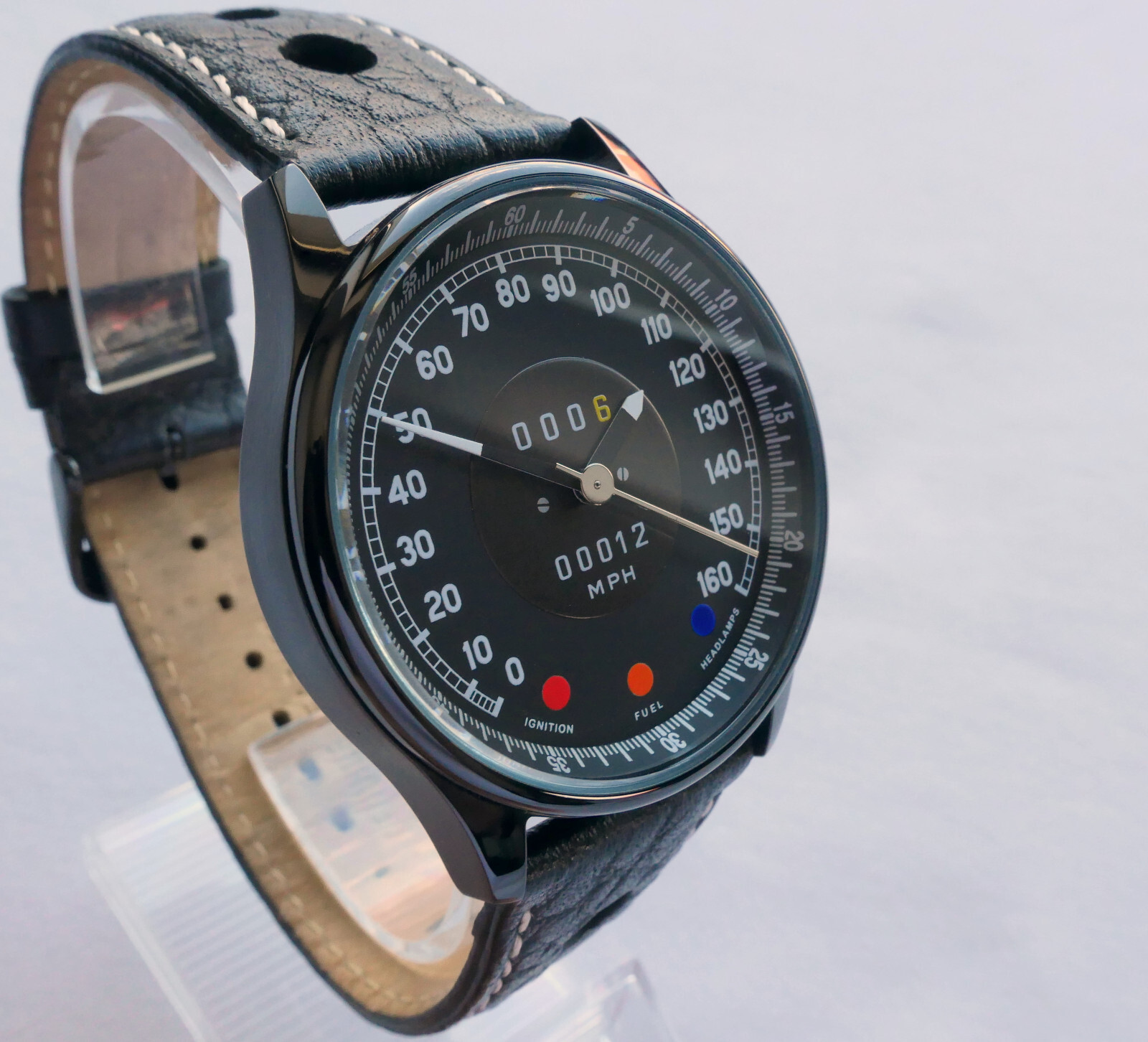 Jaguar XK-E E Type Classic British Car Speedometer Accessory Automatic Watch
