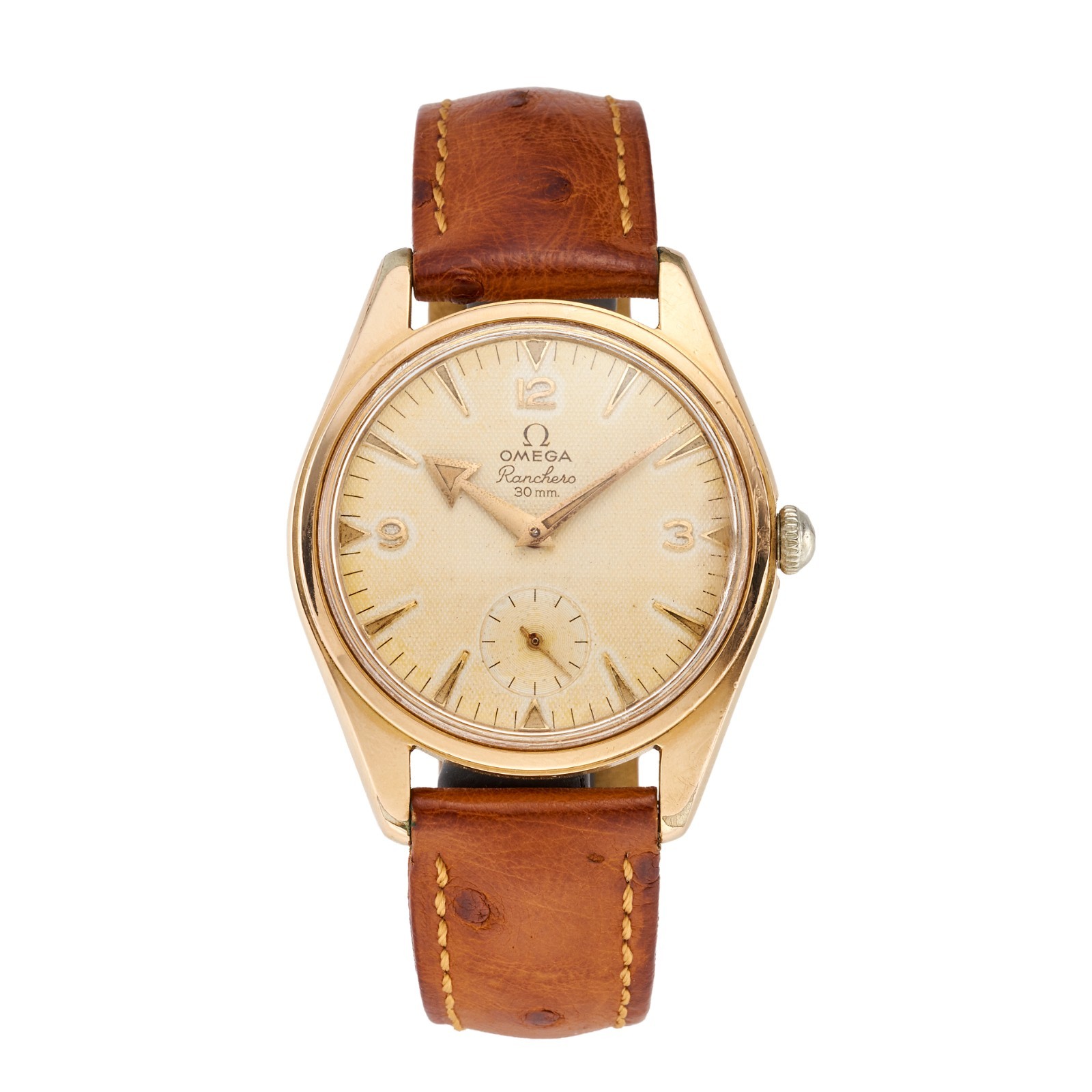 Omega, a Ranchero wrist watch, honeycomb dial, ref. PK 2990-1, year 1958