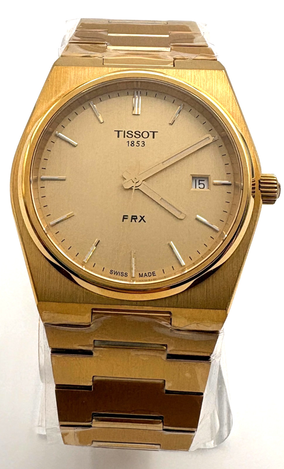 Tissot PRX Champagne Dial 40mm Men’s Quartz Gold Watch T137.410.33.021.00