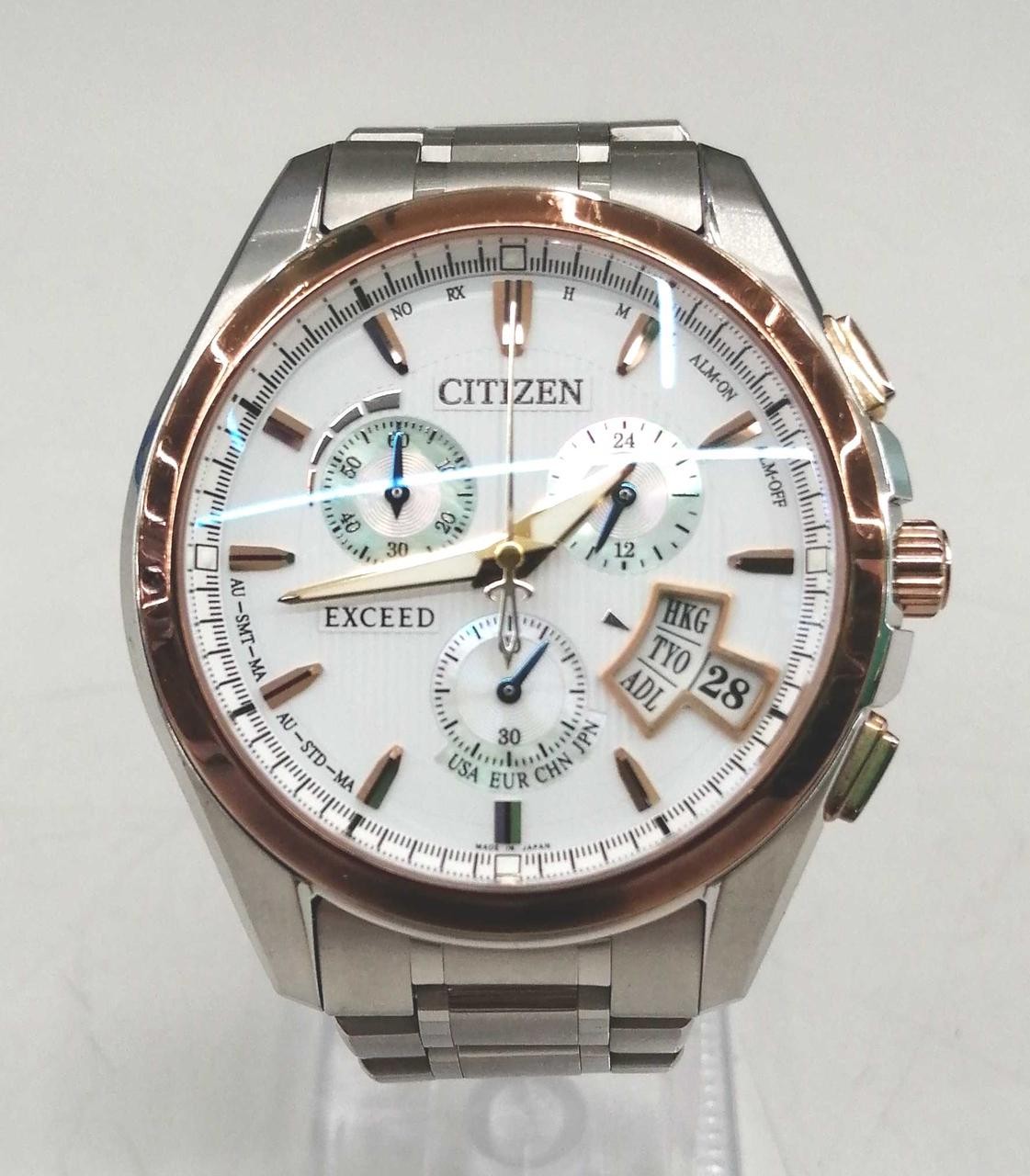 [B1N] Citizen Exceed EBS74-5101 Eco Drive Solar Radio Controlled JDM [t2v]