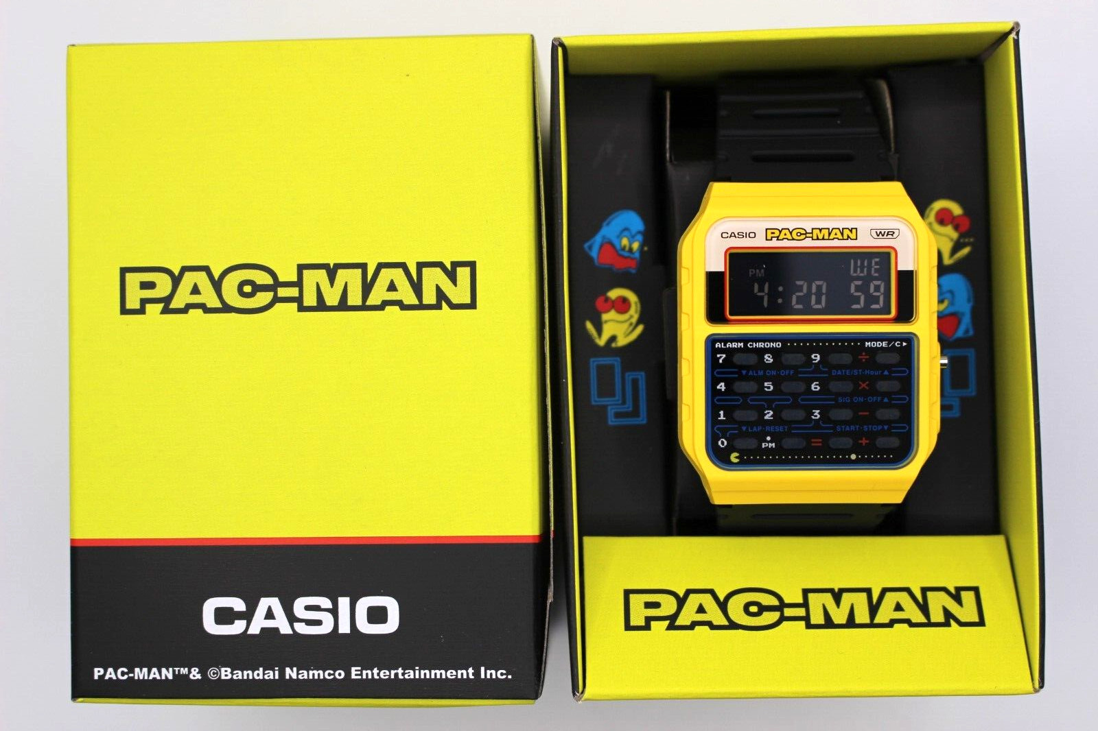 CASIO Classic PAC-MAN Collaboration Limited Watch CA-53WPC-1BJR Yellow 2024