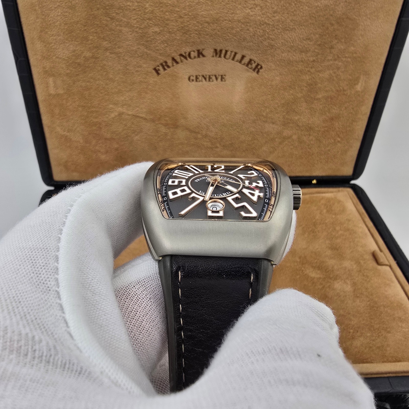 Franck Muller Van Guard V41 – Titanium & Rose Gold – Watch – V41 SC DT TT BR 5N