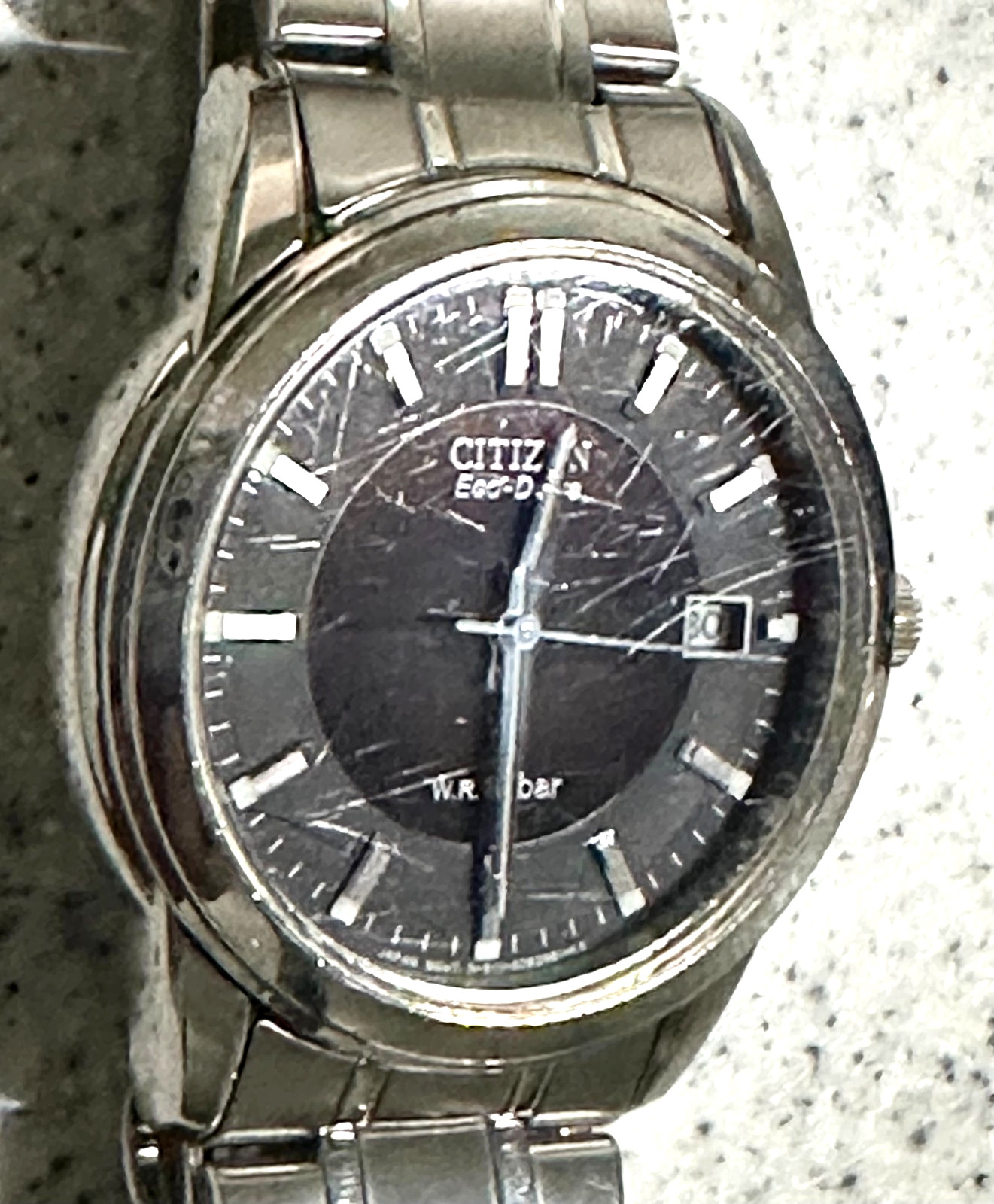 Citizen Eco-Drive E111-S053846 Solar Men’s Watch Black Dial Stainless Steel