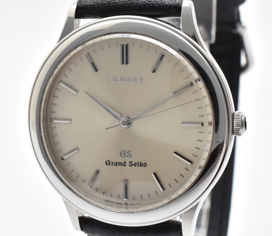 Vintage [EXC+5] Grand SEIKO GS SBGS001 9581-7000 Champagne Men’s Watch Qz JAPAN