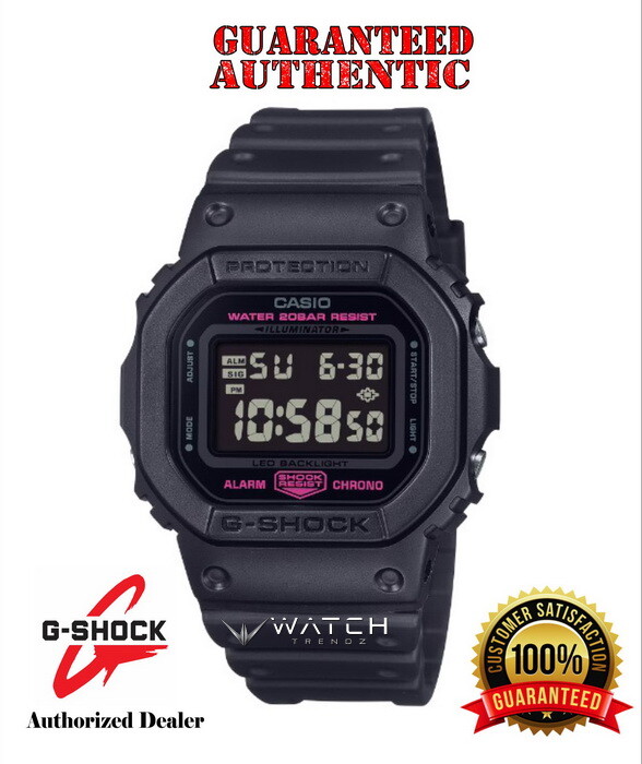 Casio G-Shock DW5600PK-1 Breast Cancer Awareness – Pink Ribbon Campaign Watch