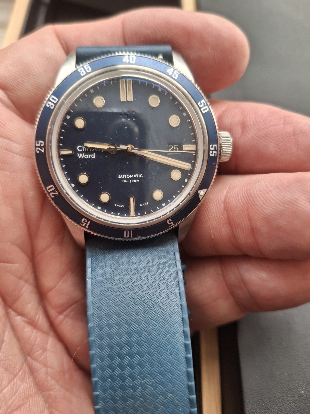 Christopher Ward C65 Trident Blue Automatic 41mm in Fantatsic Condition