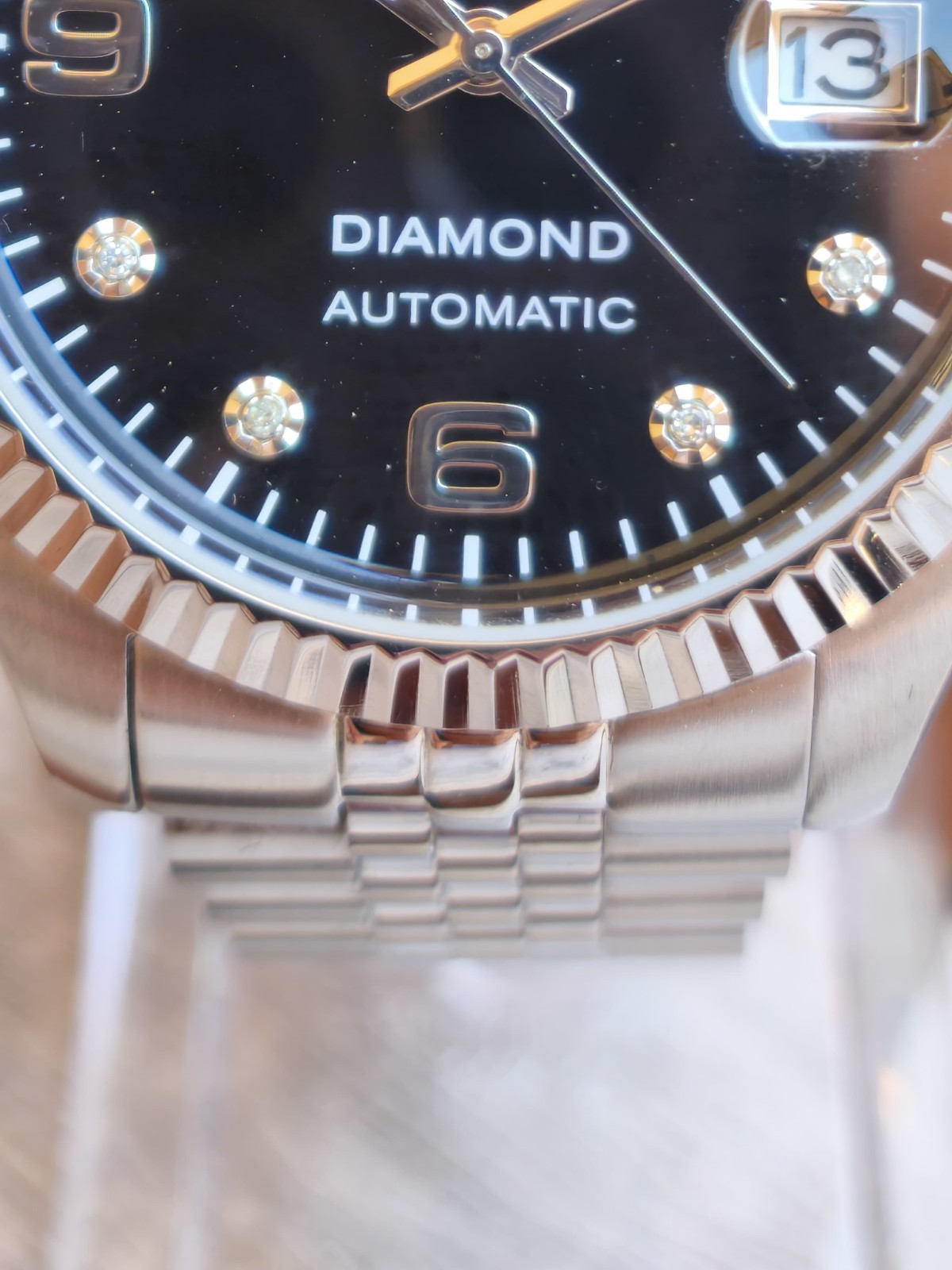 Ublast Century Diamond Automatic UBDCE40BK Black Full Set Watch