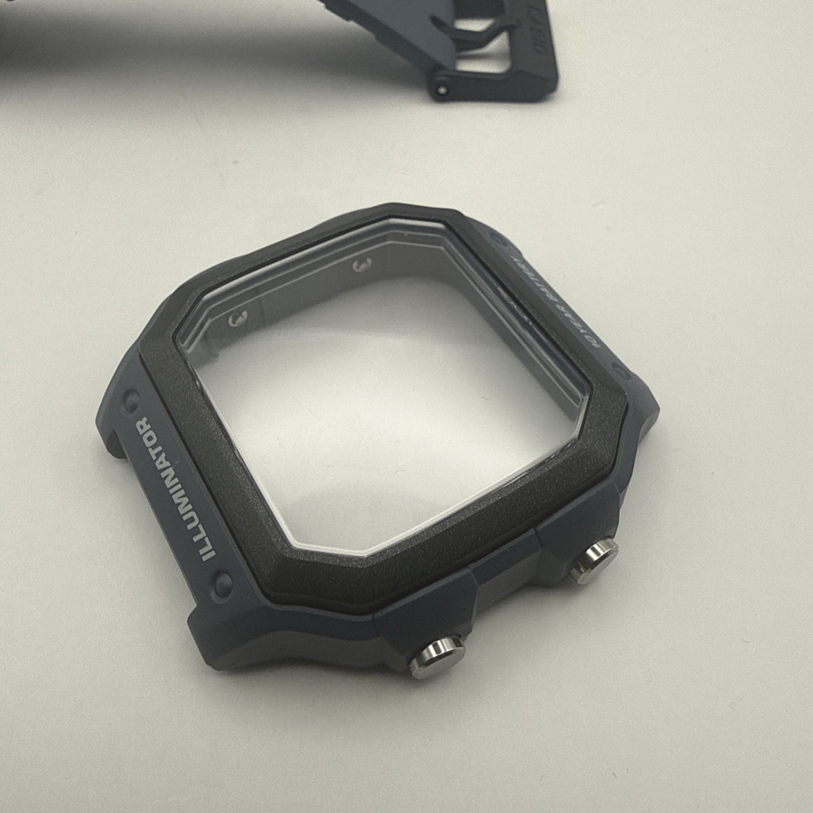 Casio WS1600 Case and Strap Gray With Black Bezel Original Parts