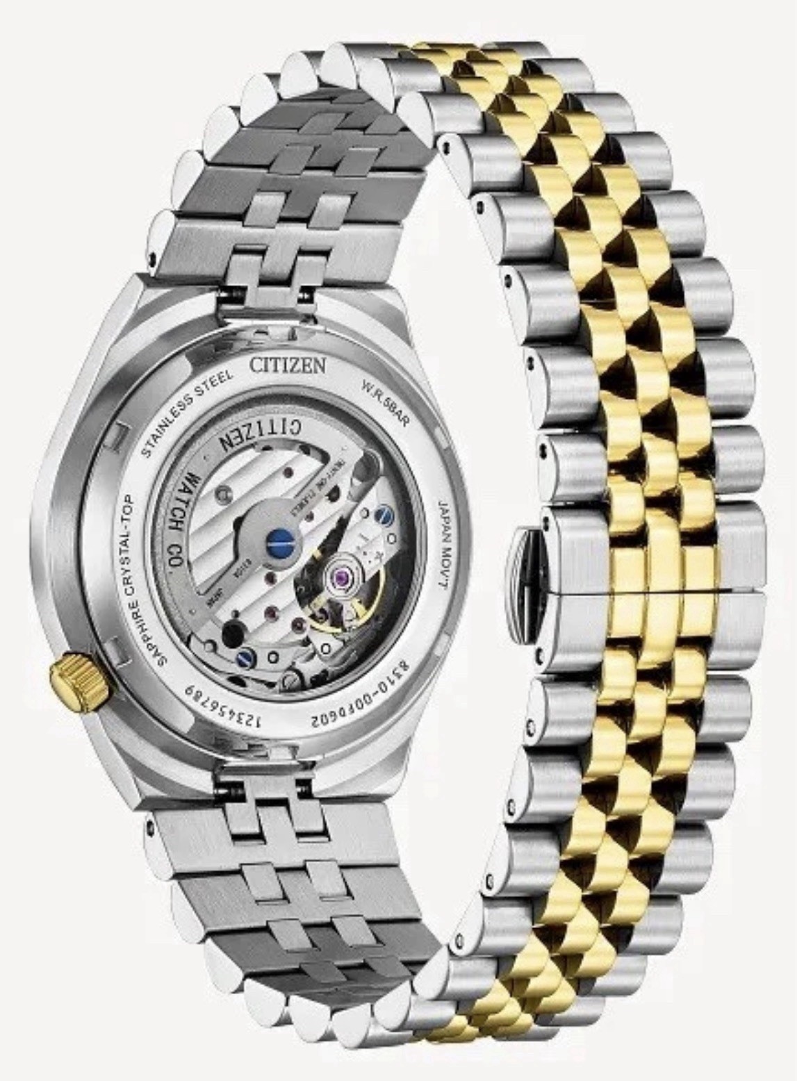 Citizen Men’s Watch Tsuyosa Automatic Green Dial Two Tone