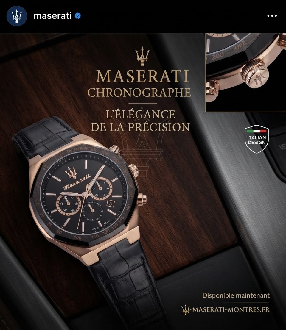 maserati watch men