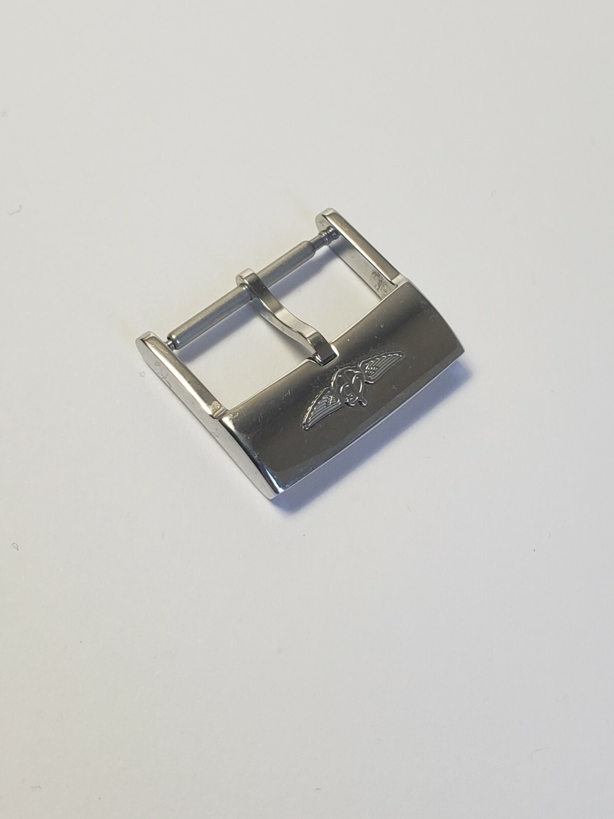 BREITLING OEM TANG BUCKLE 20MM ‘RAISED EMBLEM’ STAINLESS STEEL
