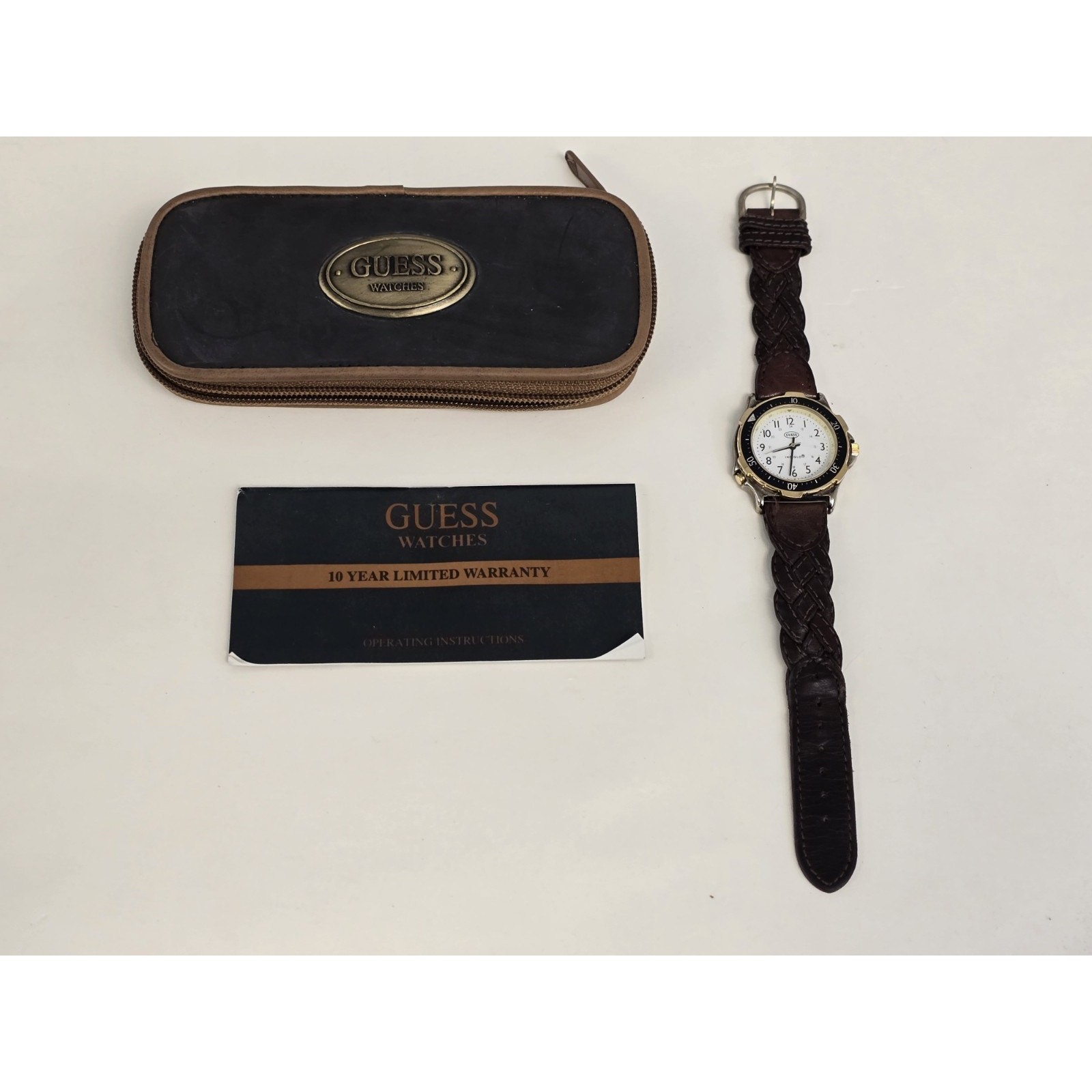 Guess Indiglo Watch Philippines Movt Water Resistant Vintage 90’s