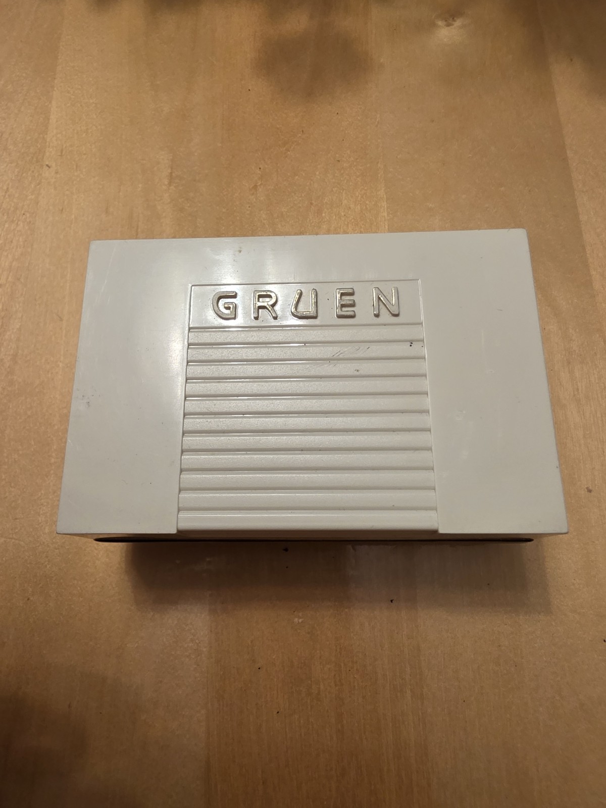 Gruen Precision Vintage Diamond Set Full Set w/ Original Box & Certification Tag