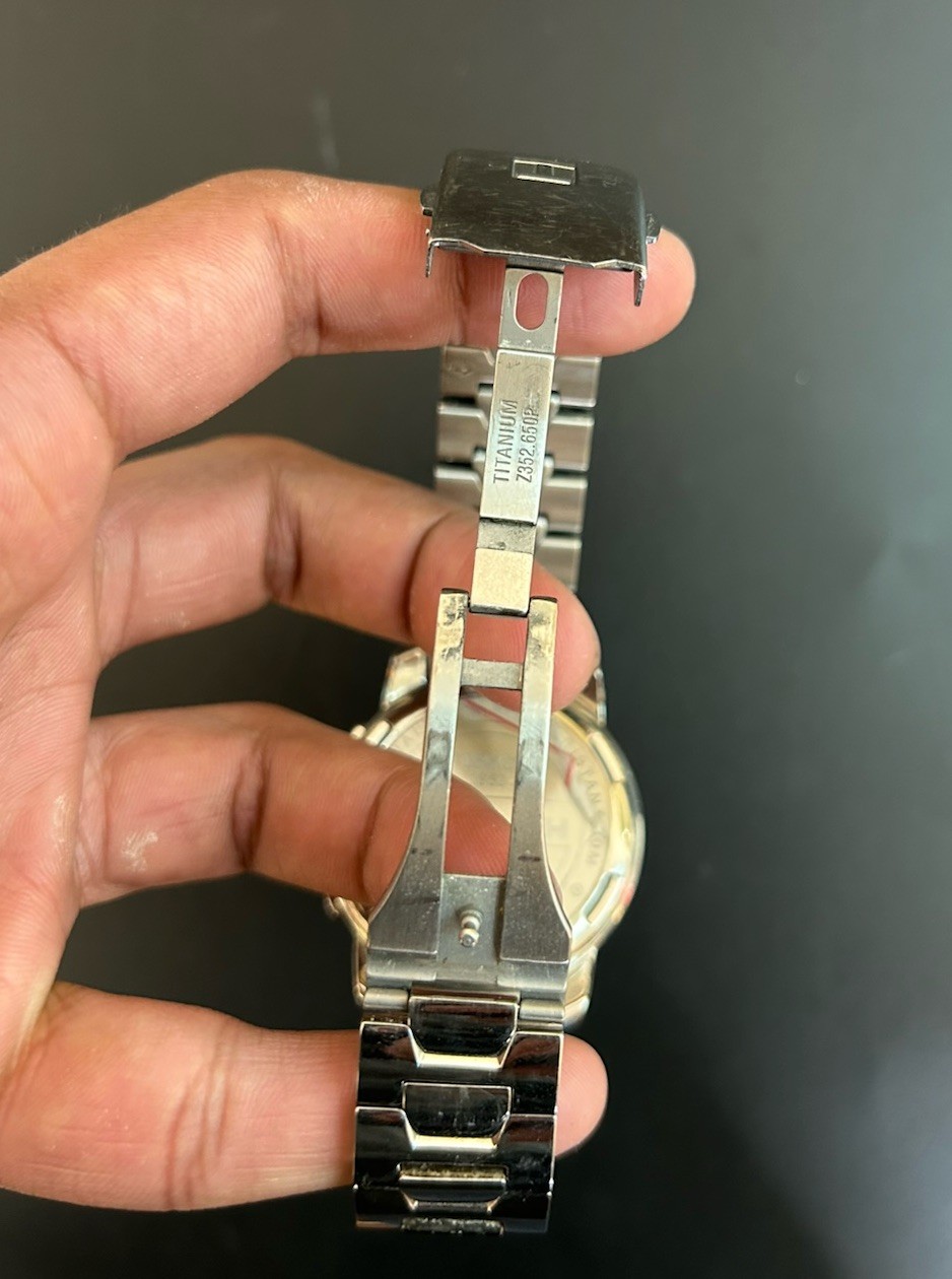 Tissot T-Touch Titanium Black Dial Quartz Mens Watch