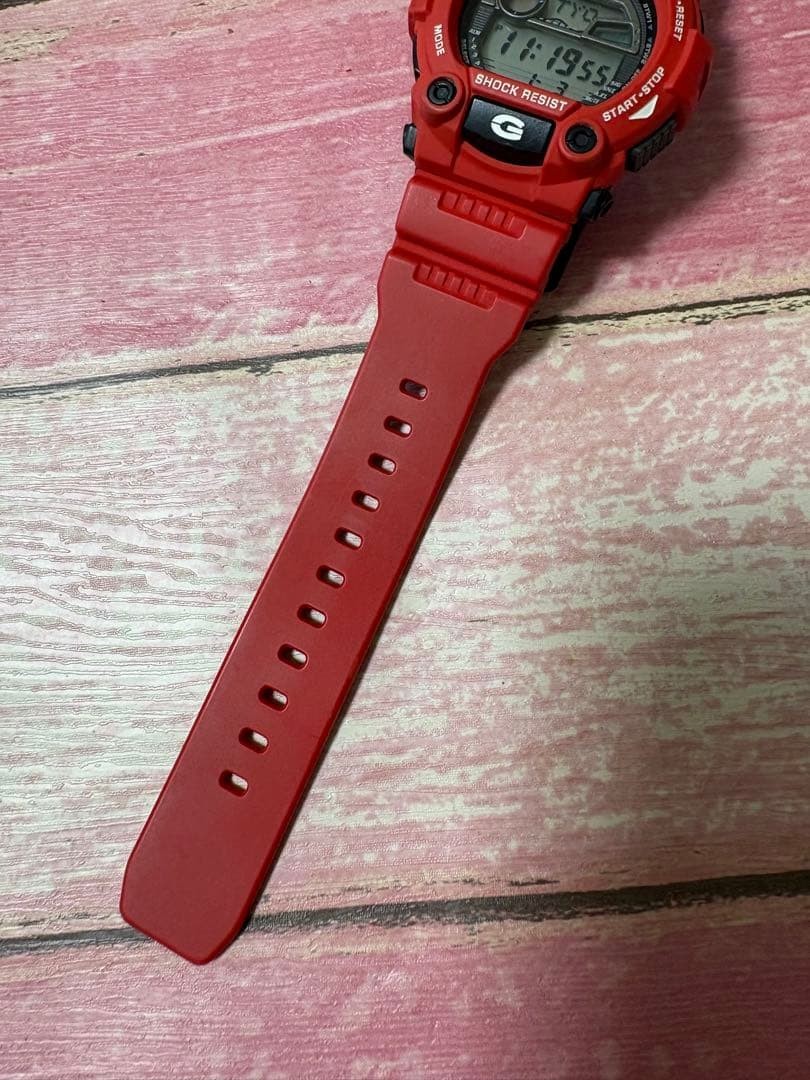 CASIO G-SHOCK G-7900A Red Digital Watch Working Product