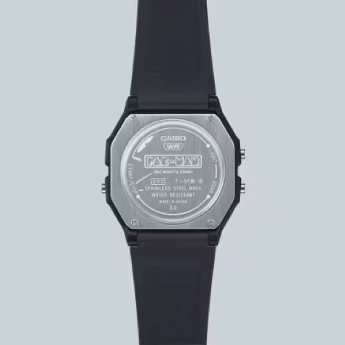 CASIO CLASSIC PAC-MAN collaboration wristwatch F-91WPC-1AJR JAPAN NEW authentic